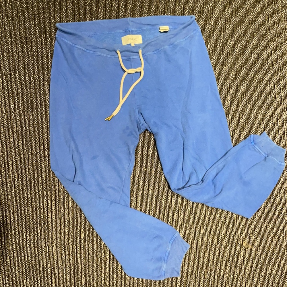 The Great Cropped Sweatpant in Blue